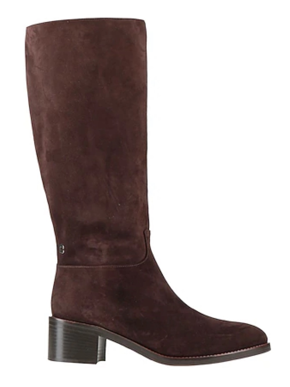 Carel Brighton knee high heeled brown boots in suede size 39.5 NWOT